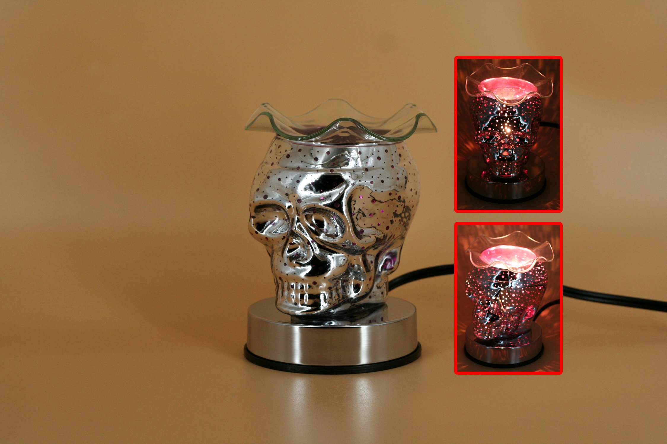 skull touch lamp