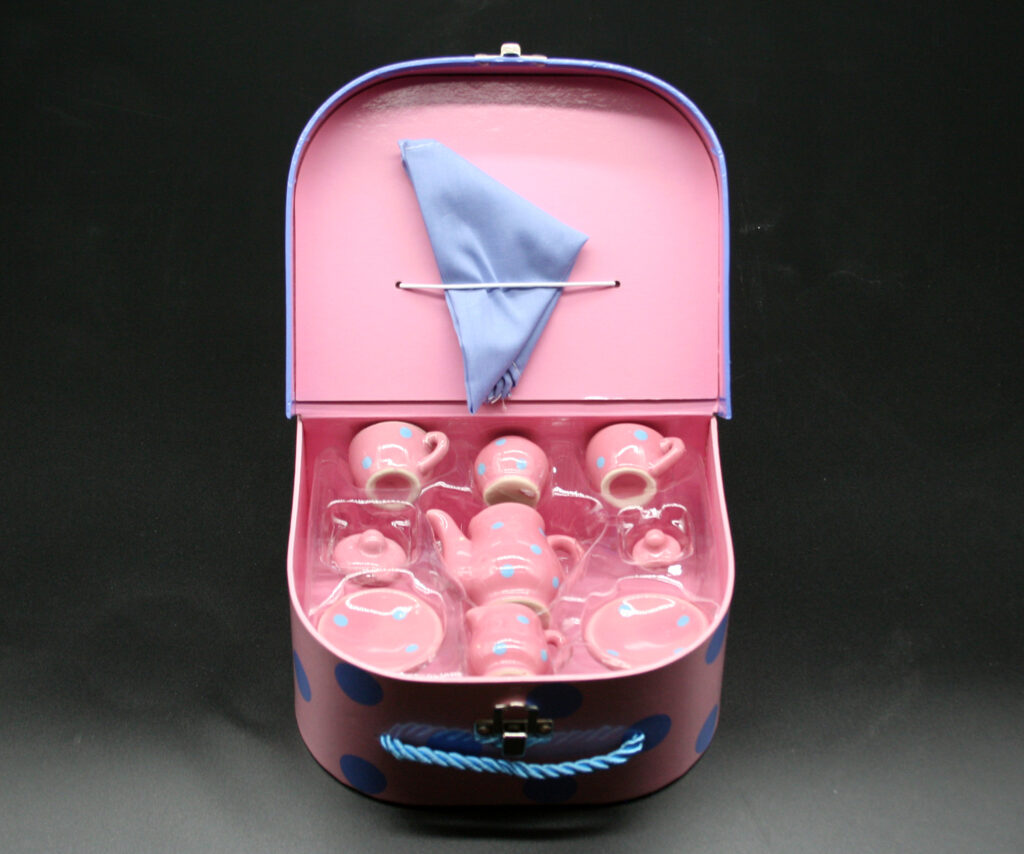Cherry Polka Dot Kids Tea Party Set