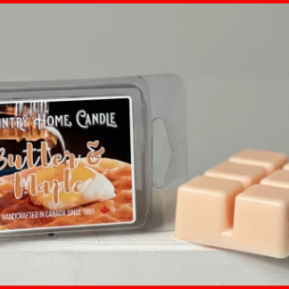 CHC-A04:  *  Butter & Maple Scented Wax Melt - 3 oz/6 Blocks Soy & Paraffin Blend