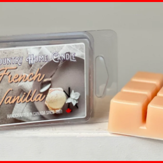 CHC-A07: *  French Vanilla Scented Wax Melt - 3 oz/6 Blocks Soy & Paraffin Blend