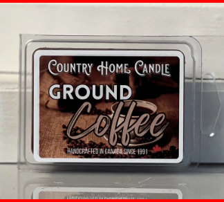 CHC-A09: * Ground Coffee Scented Wax Melt - 3 oz/6 Blocks Soy & Paraffin Blend