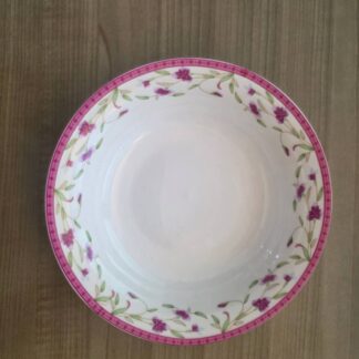 BS1113: 6.5" Side Plate - Pink Flower New Bone China