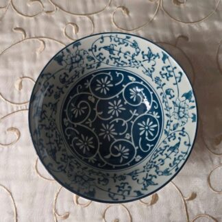 CH0061: 6'' Bowl - (Coral Blue) Japanese Style Stoneware Bowl